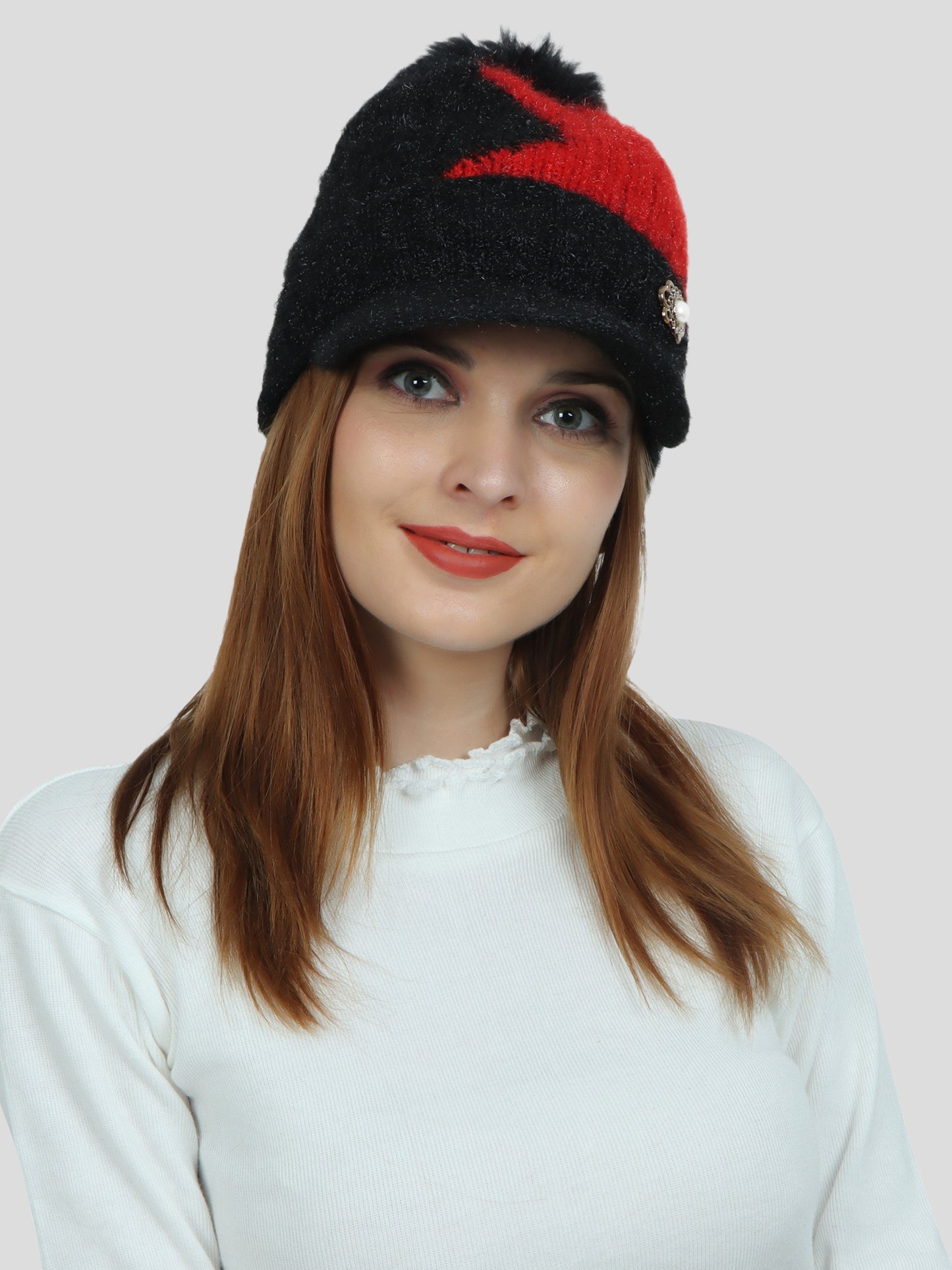 Youth Robe Women's Mix Cap (Black)