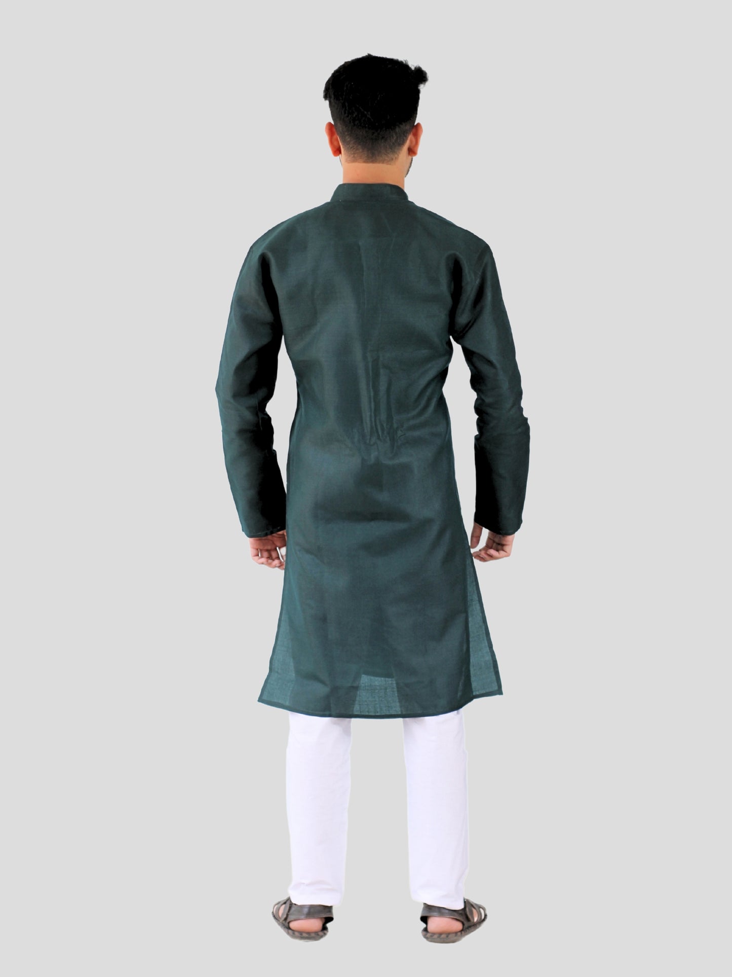 Youth Robe Men's Kurta Pajama Set (Dark Green)