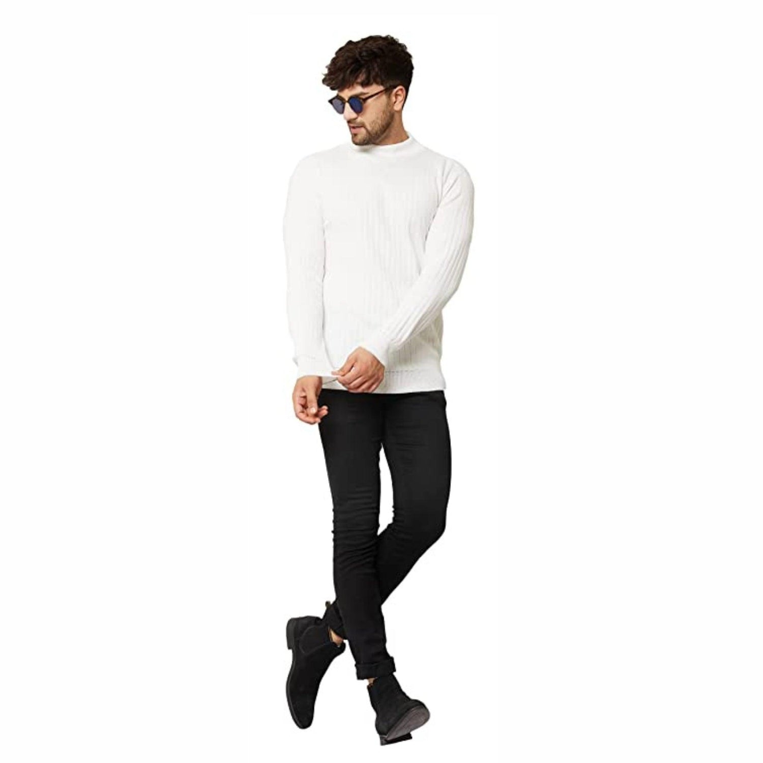 Men's High-Neck Sweaters - YOUTH ROBE