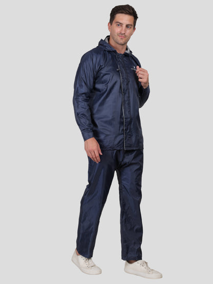 Youth Robe Men's Raincoat Set (Blue)