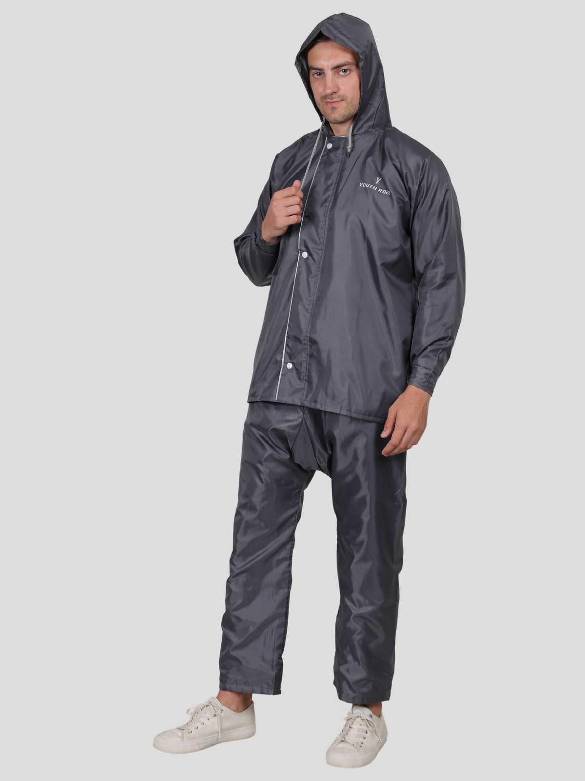 Men's Raincoat Set (Grey)