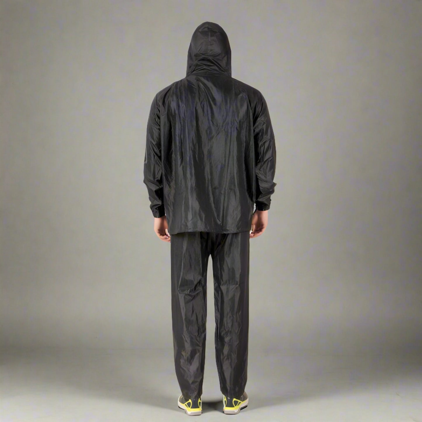 YOUTH ROBE Men's Raincoat - Black (Set) - YOUTH ROBE