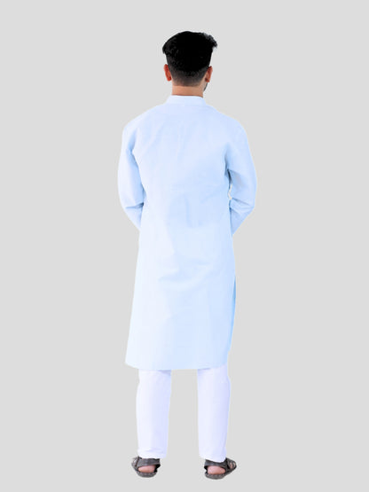 Youth Robe Men's Kurta Pajama Set (Light Blue)