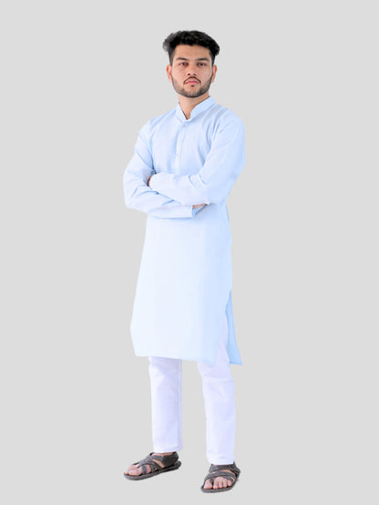 Youth Robe Men's Kurta Pajama Set (Light Blue)