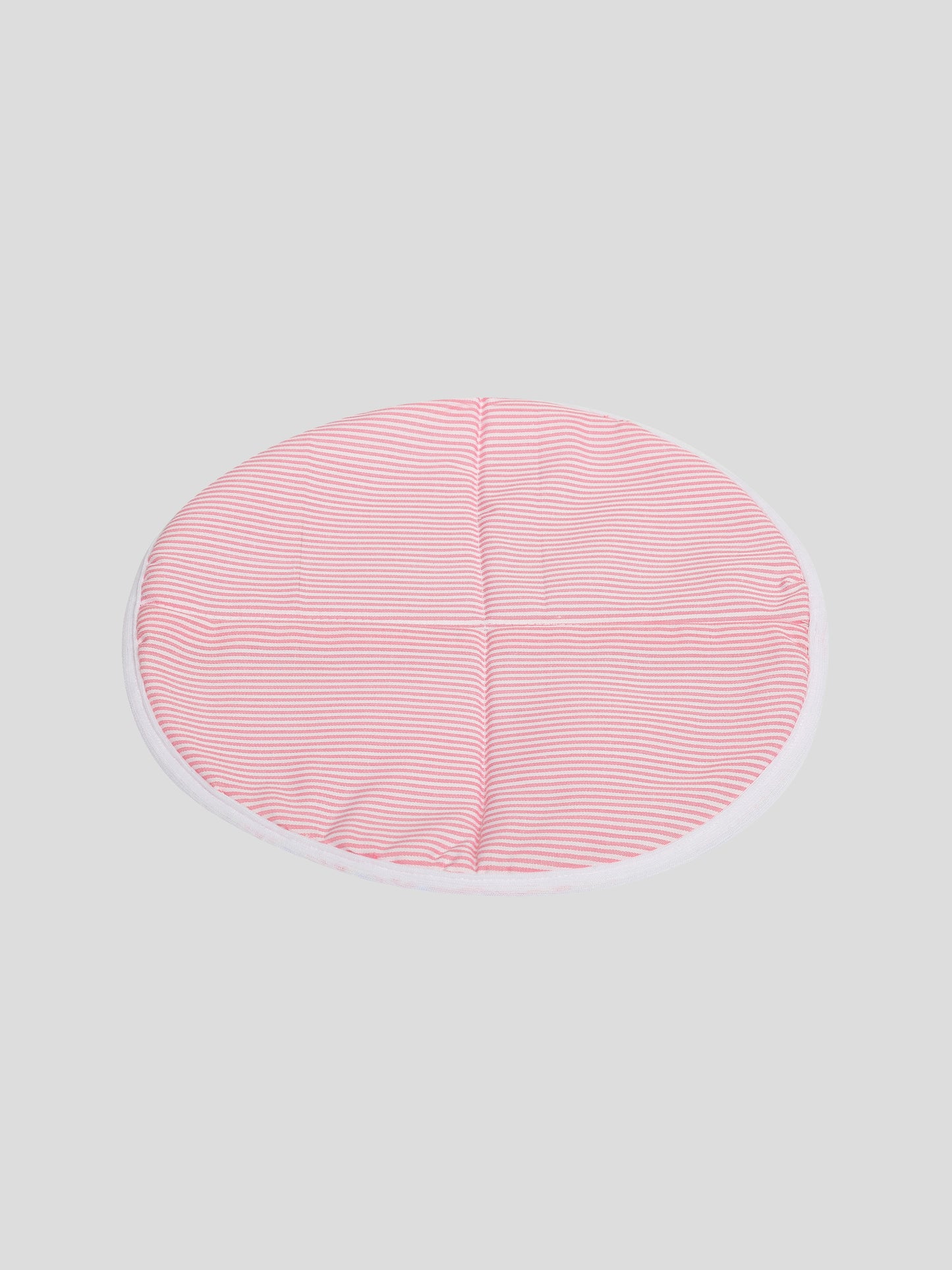 Roti Rumal (pink and white striped pattern)