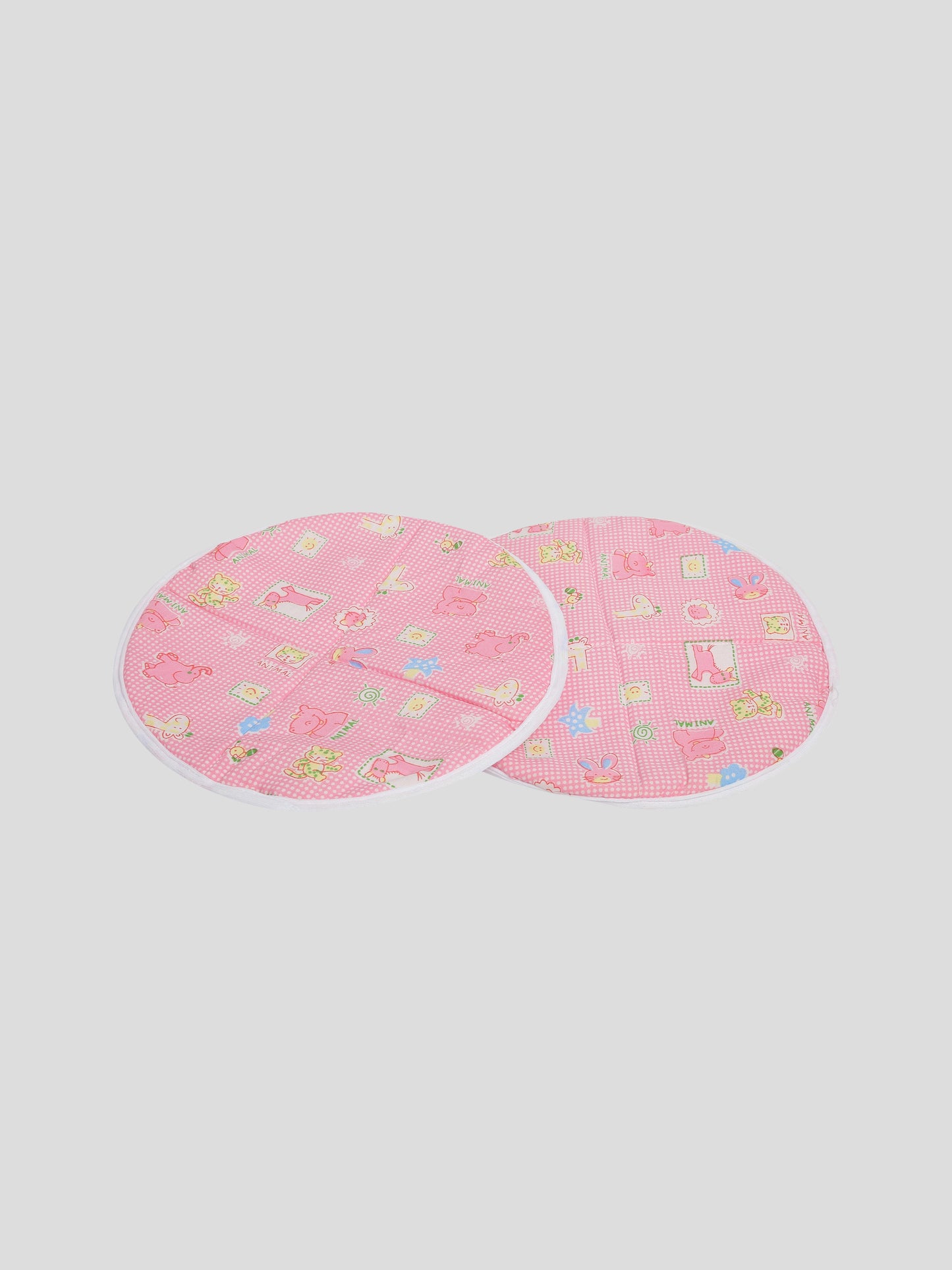 Roti Rumal (pink coloured with cute animal prints)