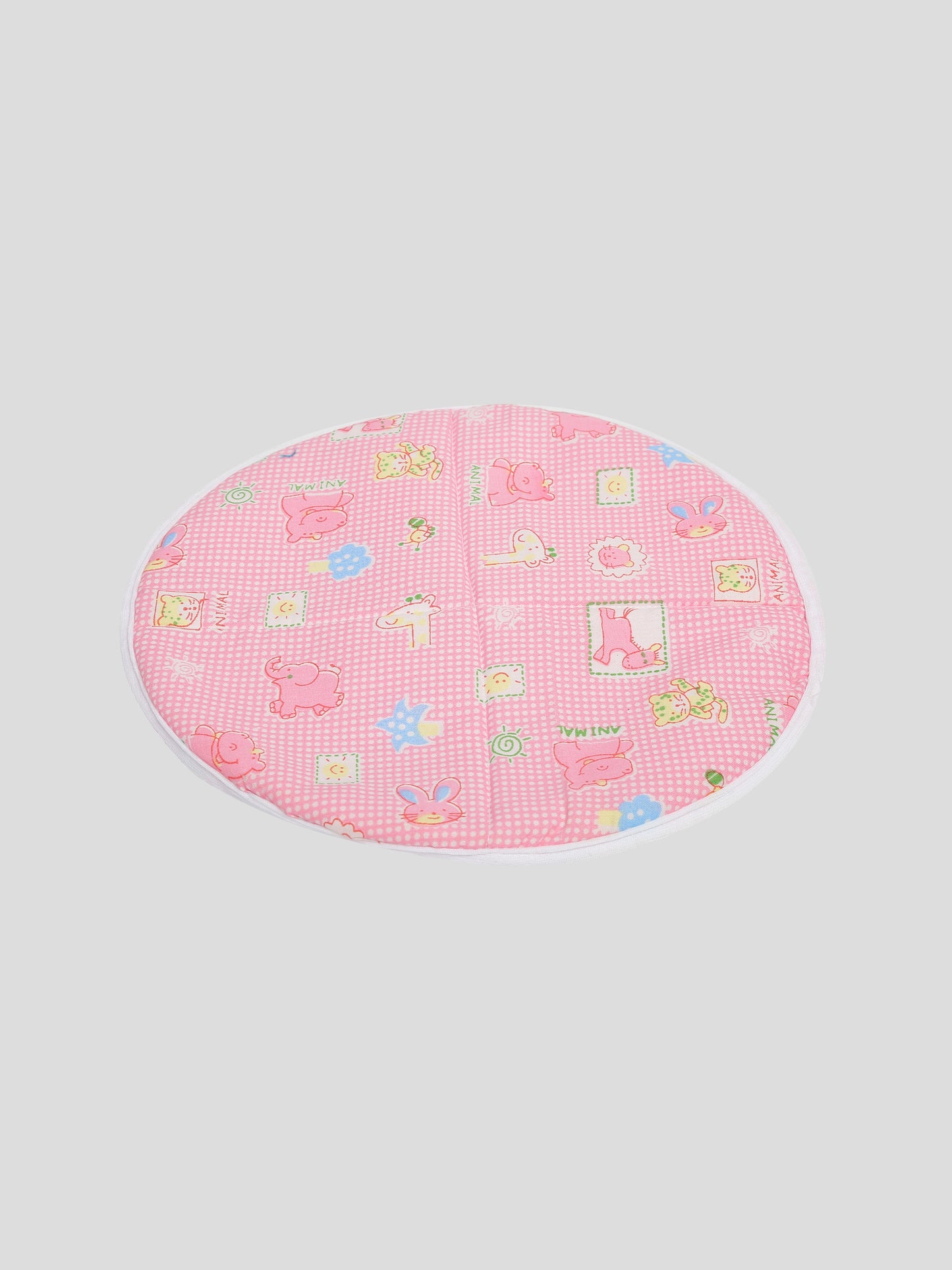 Roti Rumal (pink coloured with cute animal prints)