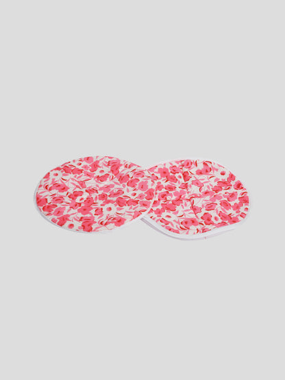 Roti Rumal (floral pattern with shades of pink and red flowers)