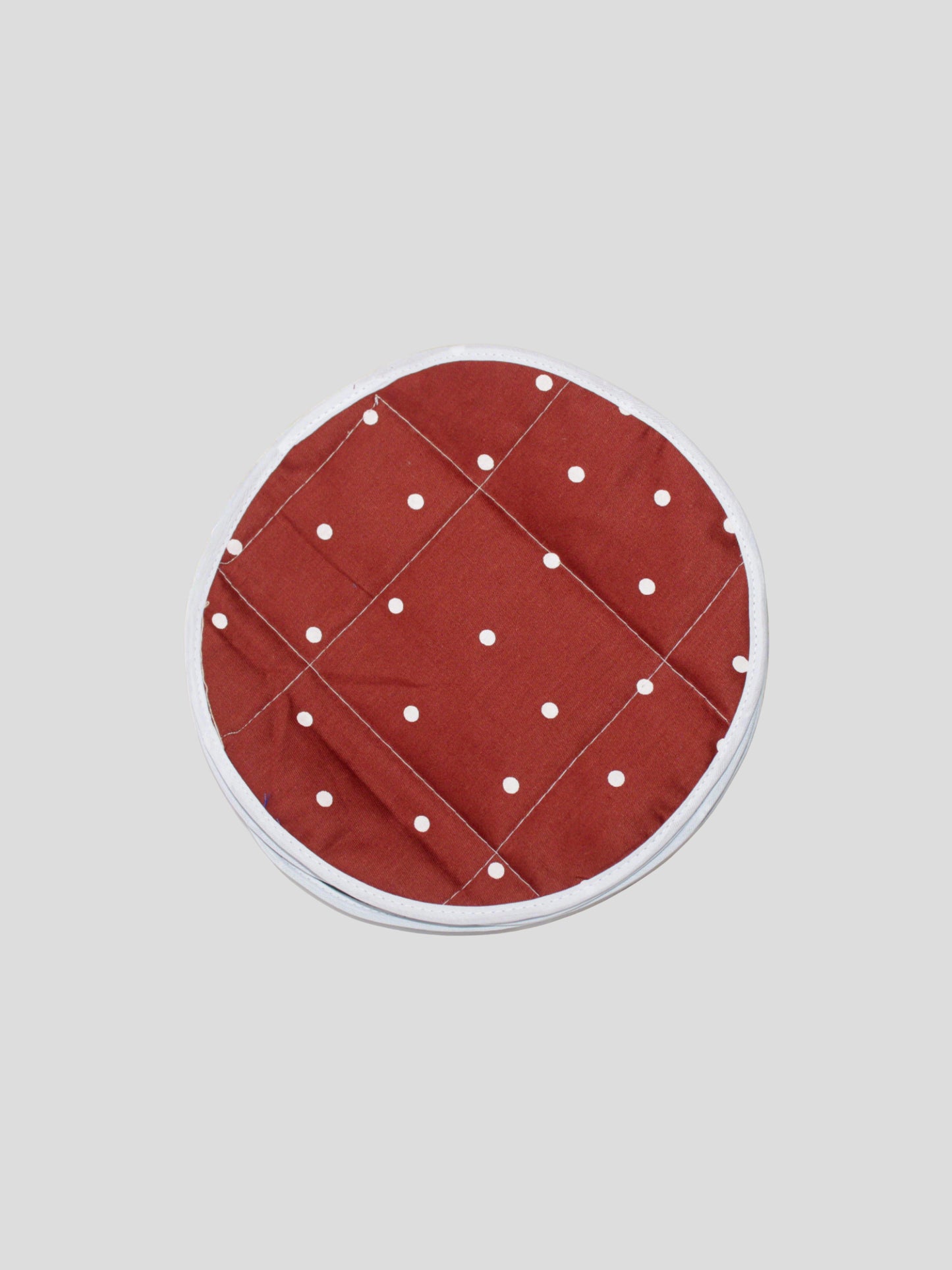 Roti Rumal (Red color with white polka dots)