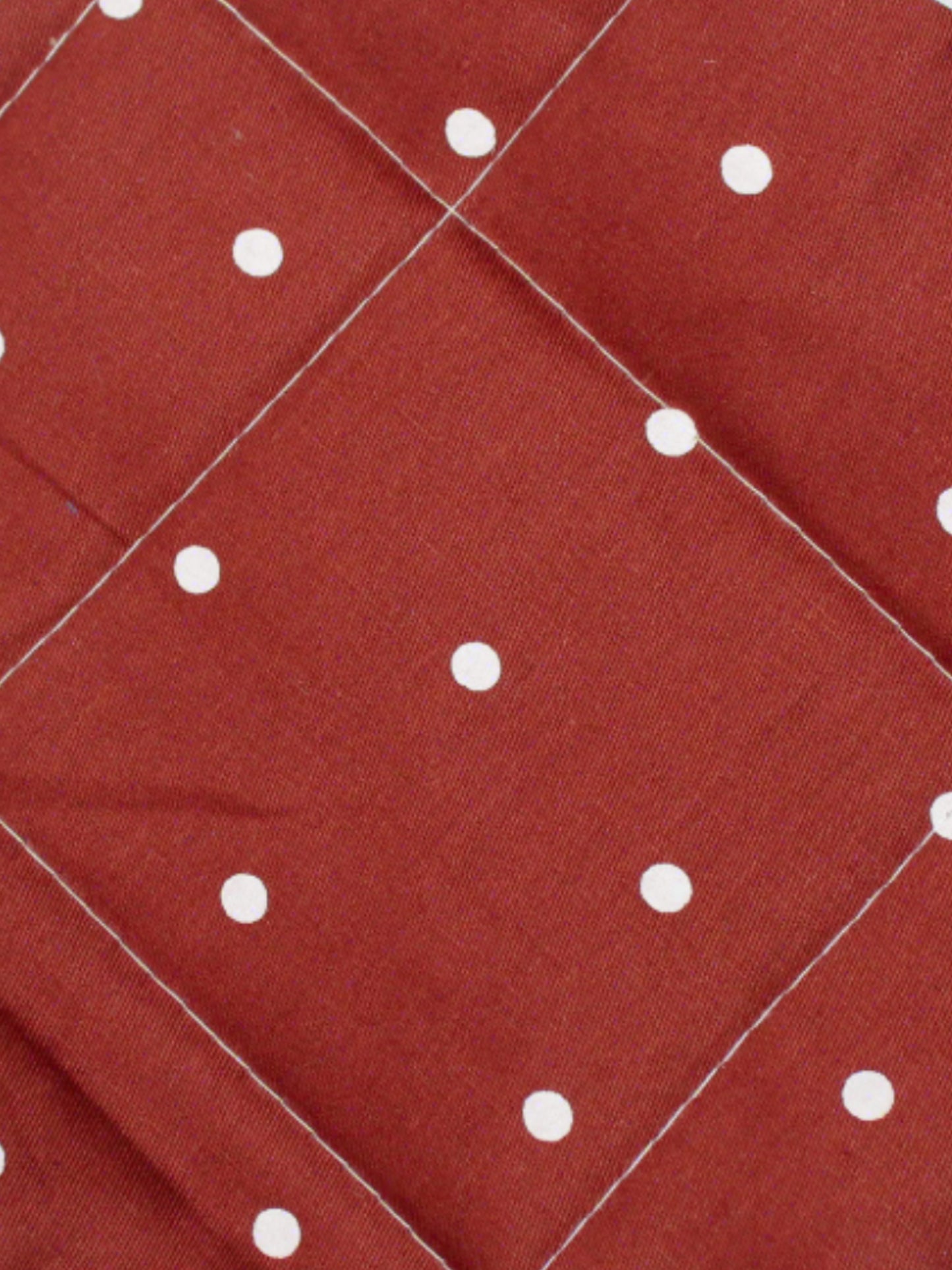 Roti Rumal (Red color with white polka dots)