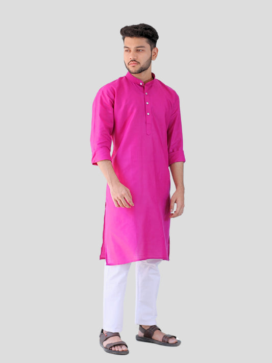 Youth Robe Men's Kurta Pajama Set (Magenta)