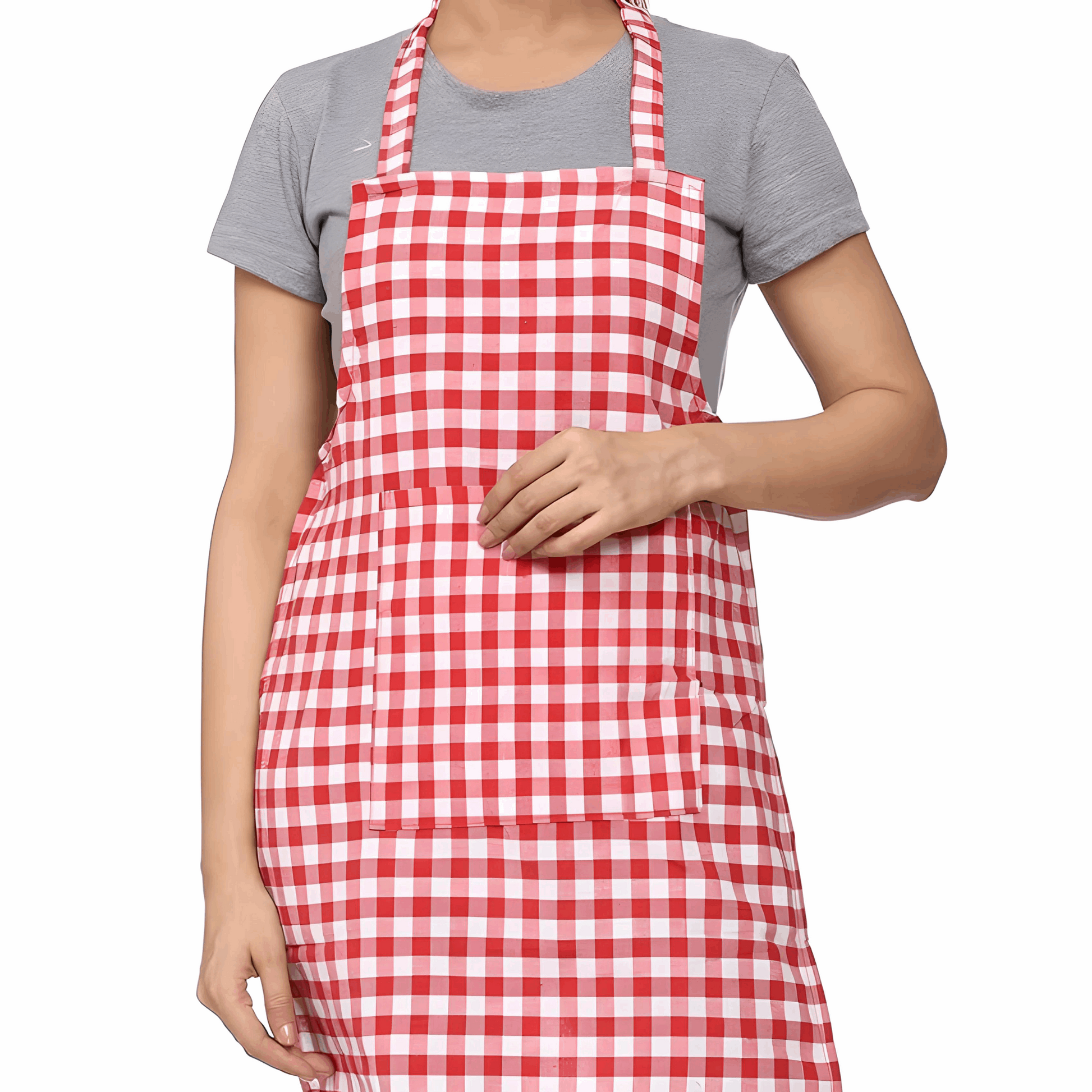 Kitchen Apron Multicolor (Pack Of 3)