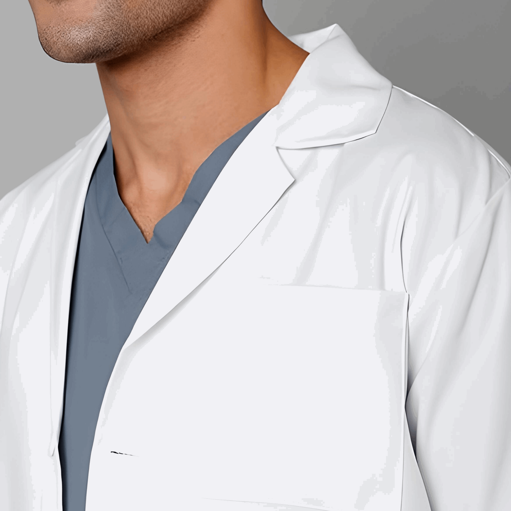 Men's Half Sleeve Lab Coat