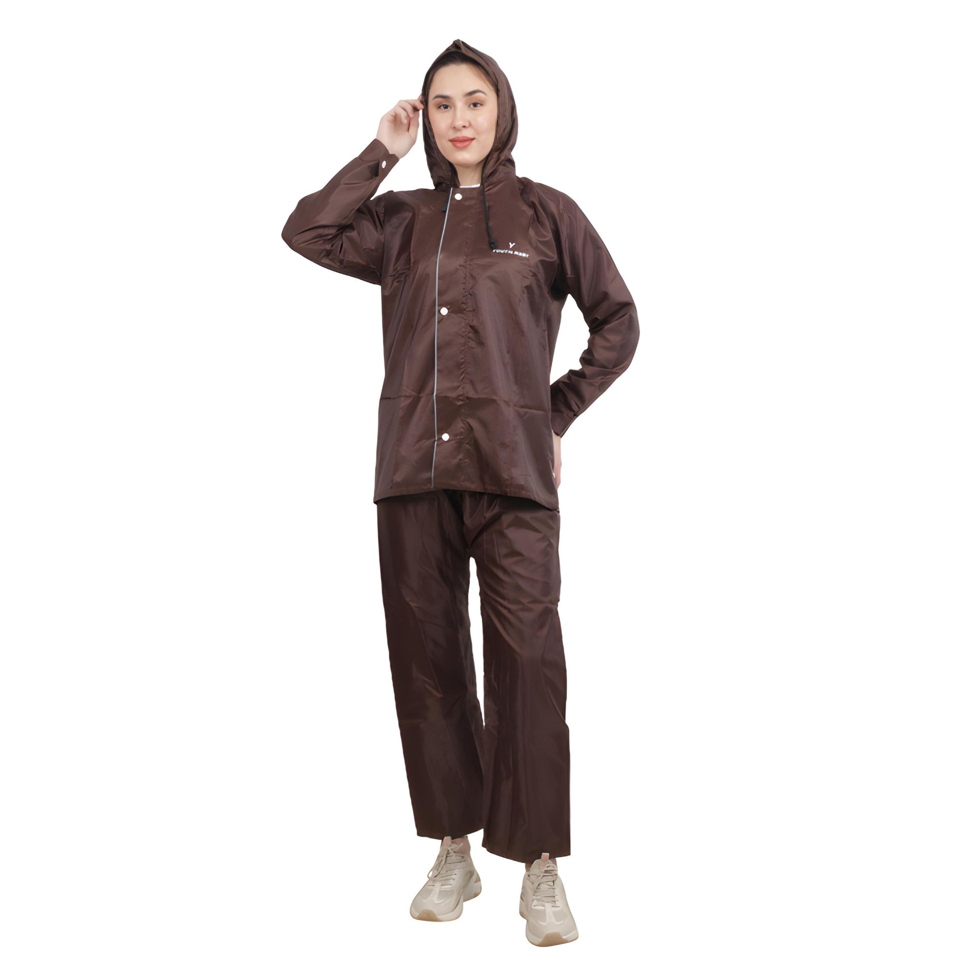 YOUTH ROBE Brown Raincoat - YOUTH ROBE