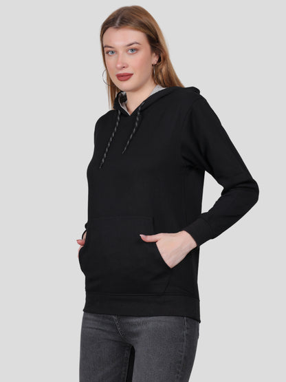 Youth Robe Women's Hoodie (Black)