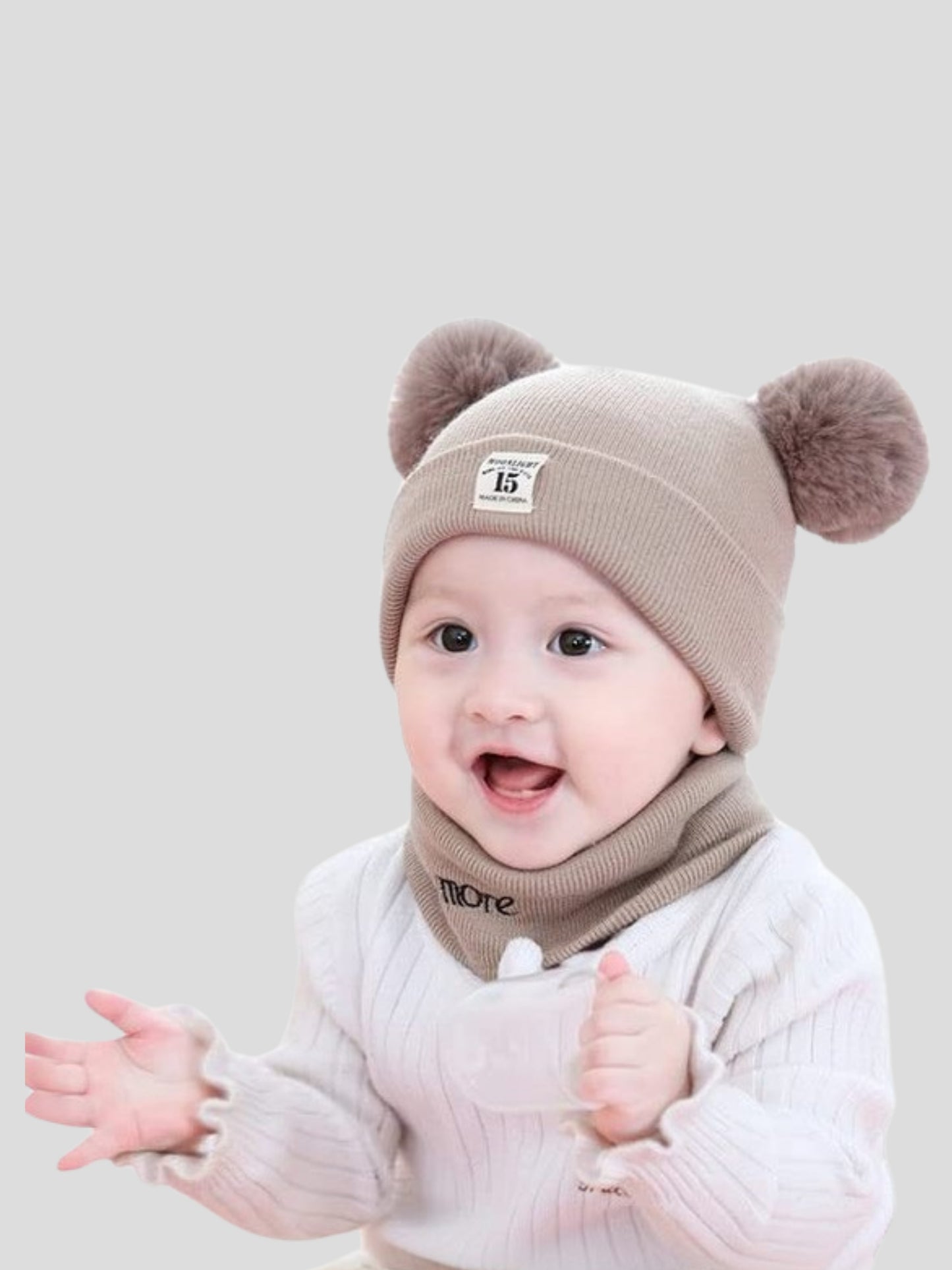 Youth Robe Baby Cap Brown