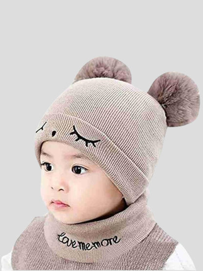 Youth Robe Baby Cap Brown