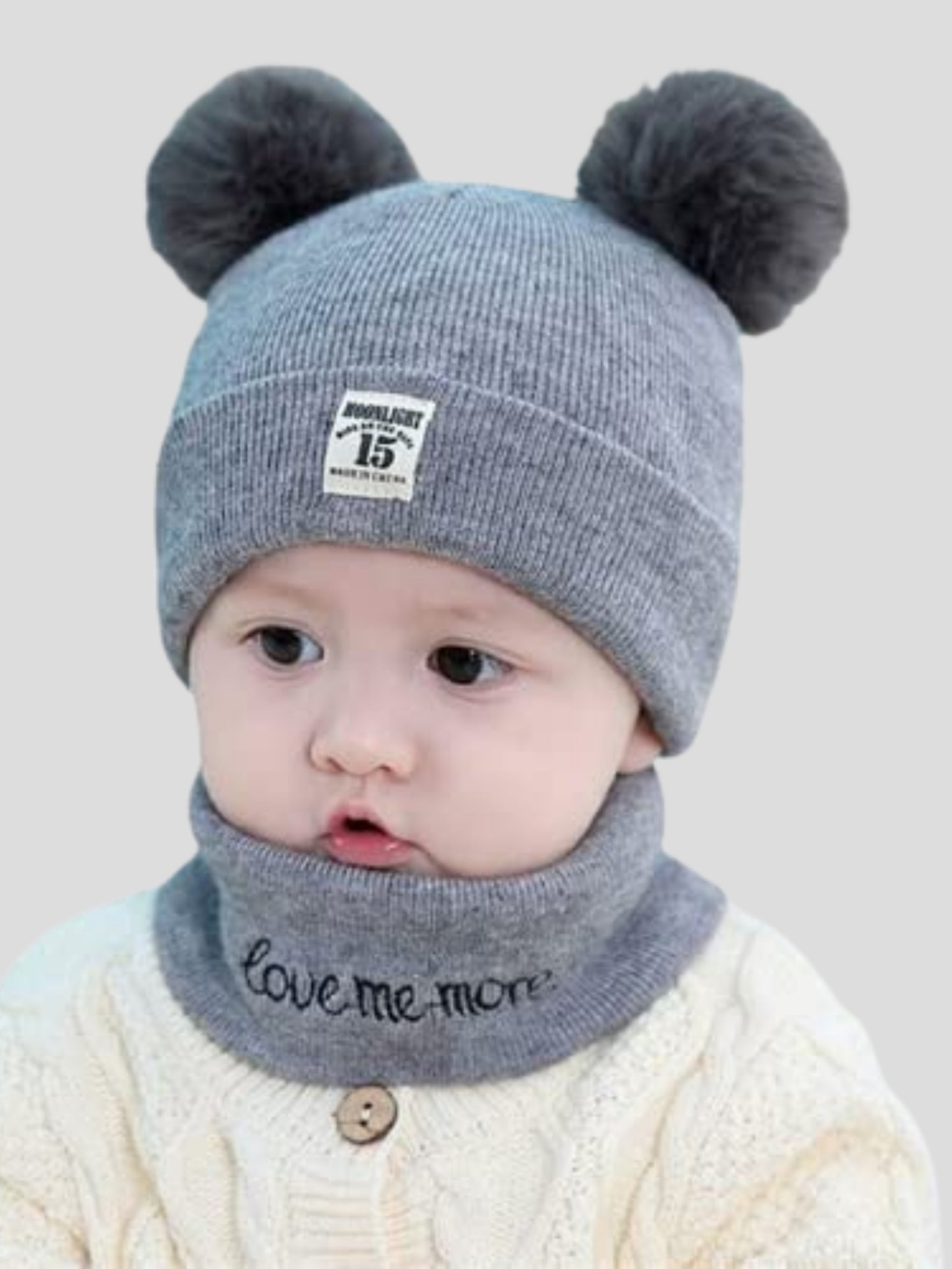 Youth Robe Baby Cap Grey