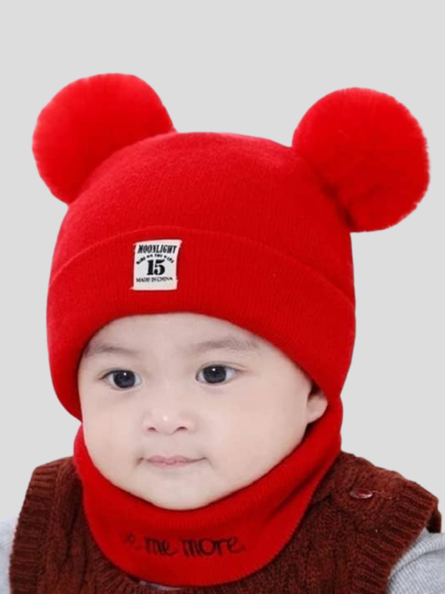 Youth Robe Baby Cap Red