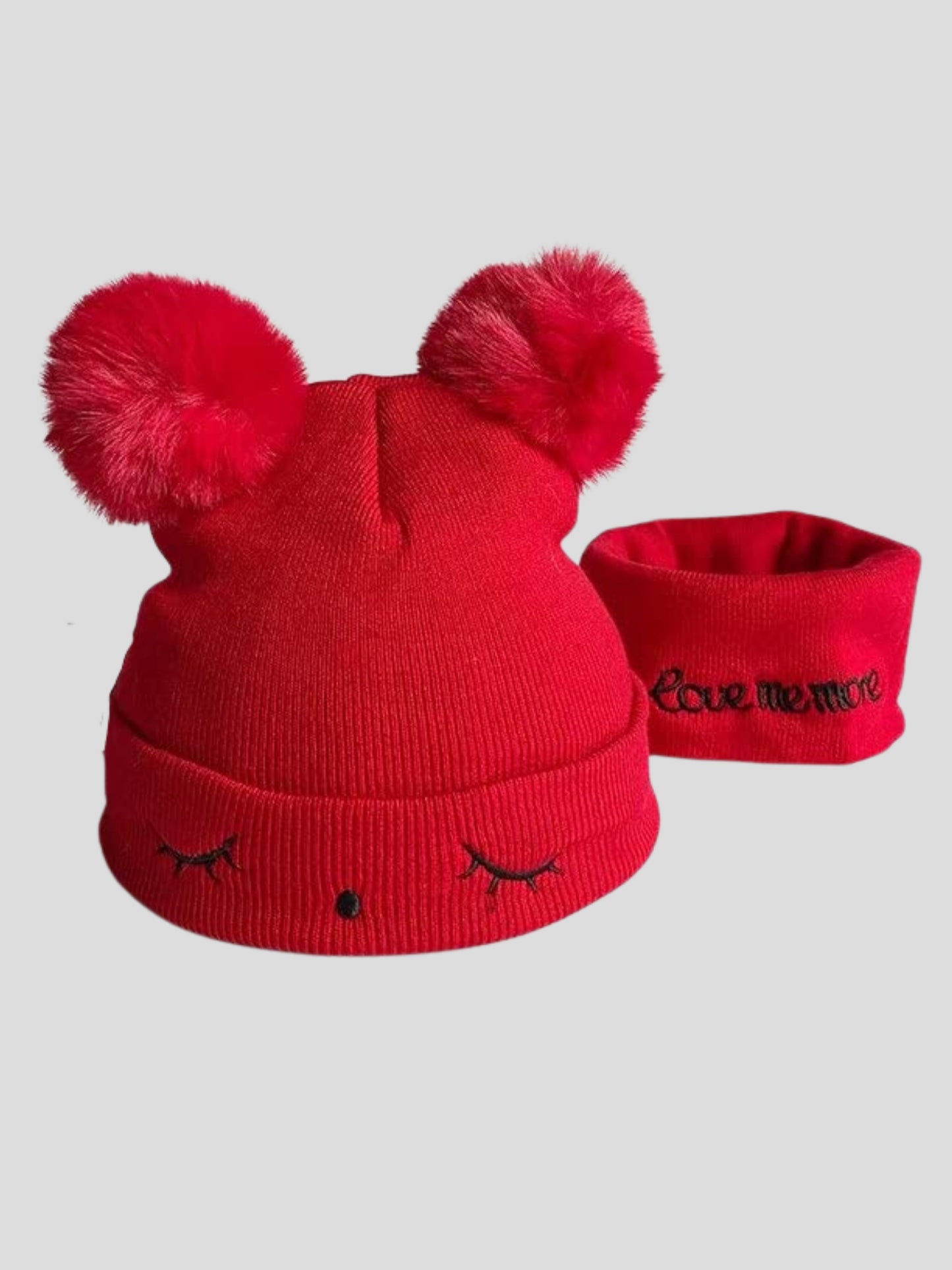 Youth Robe Baby Cap Red