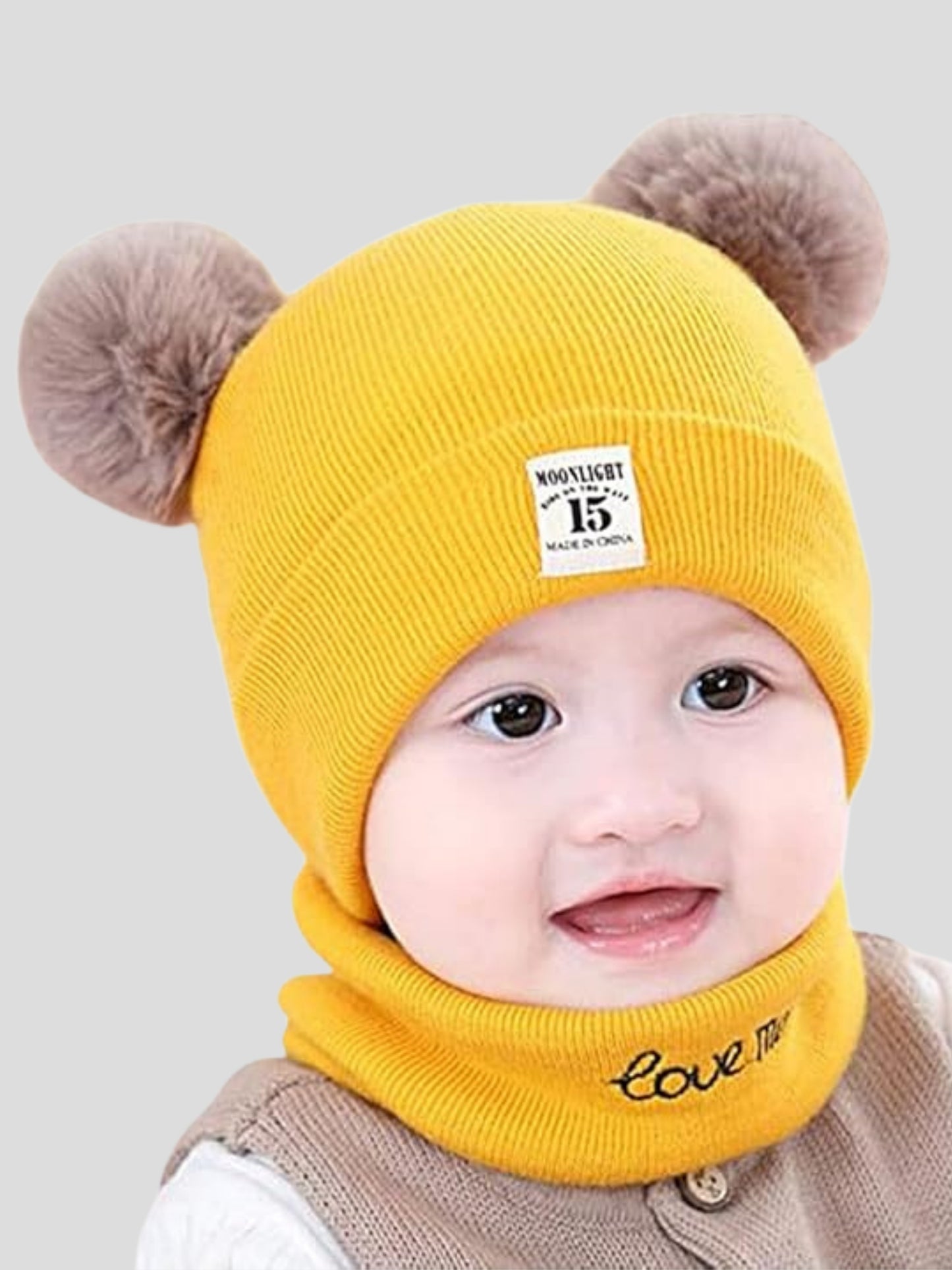 Youth Robe Baby Cap Yellow