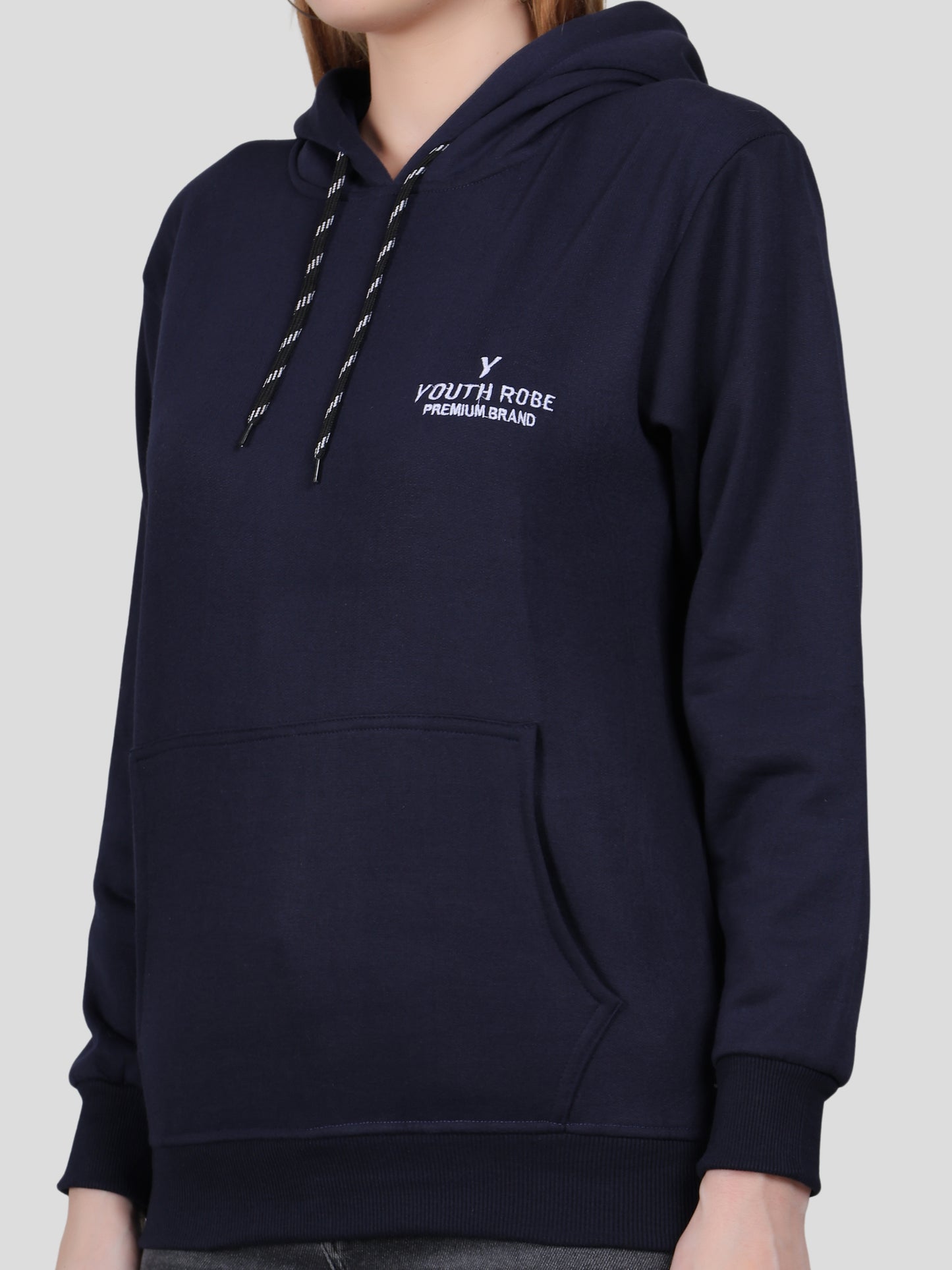 Youth Robe Women's Hoodie (Navy Blue)