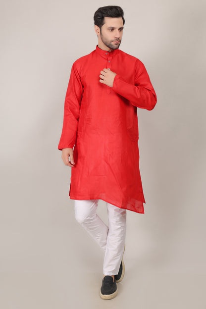 Youth Robe Men's Kurta Pajama Set (Red)