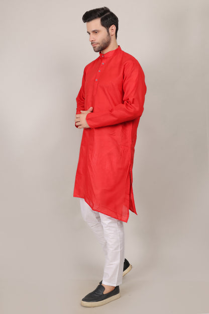Youth Robe Men's Kurta Pajama Set (Red)