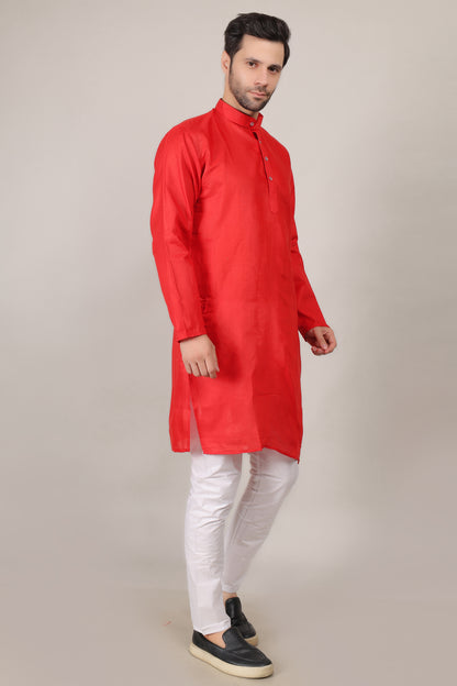 Youth Robe Men's Kurta Pajama Set (Red)