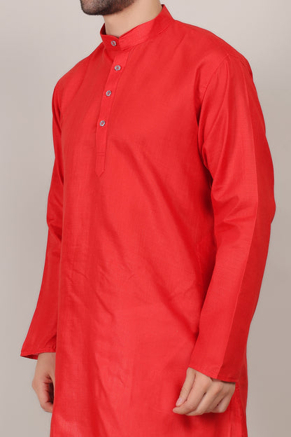 Youth Robe Men's Kurta Pajama Set (Red)