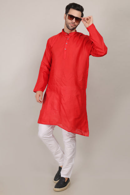 Youth Robe Men's Kurta Pajama Set (Red)