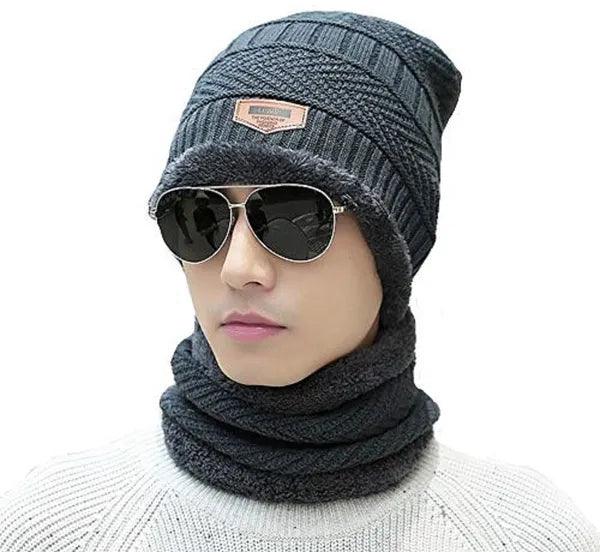 YOUTH ROBE Beanie Cap With Neck Warmer Cap - YOUTH ROBE