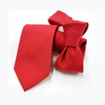 YOUTH ROBE Solid TIE (Red) - YOUTH ROBE