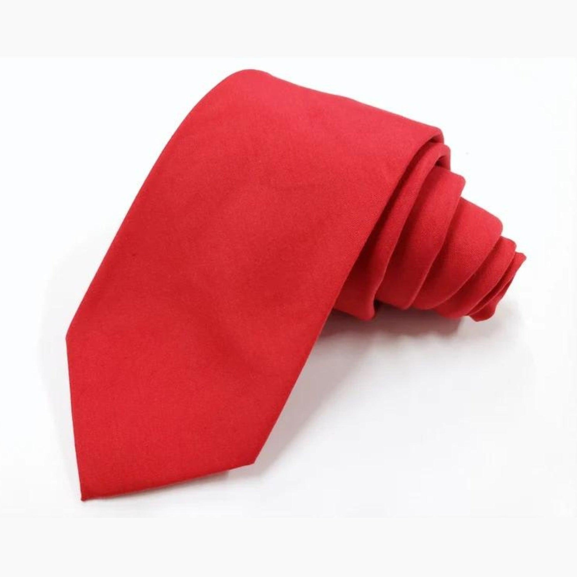 YOUTH ROBE Solid TIE (Red) - YOUTH ROBE