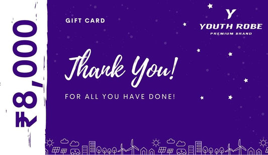 YOUTH ROBE's Gift Card of ₹8000 - YOUTH ROBE