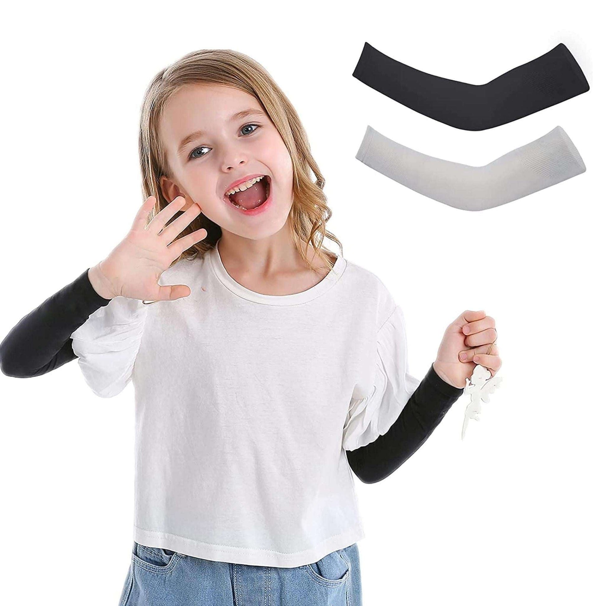 YOUTH ROBE's Kid's Cotton Arm Sleeves (Let's Slim) - YOUTH ROBE