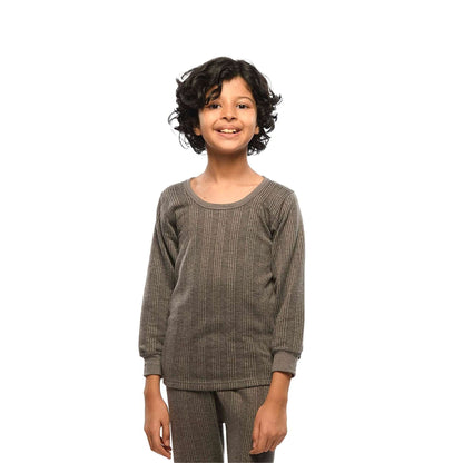 YOUTH ROBE's Thermal For Kids Set (Grey) - YOUTH ROBE