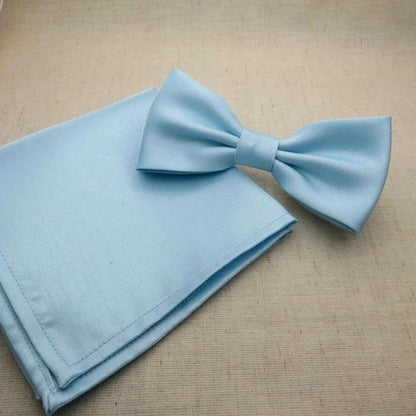 YOUTH ROBE's Tuxedo Suit Bow-Tie (Sky Blue) - YOUTH ROBE